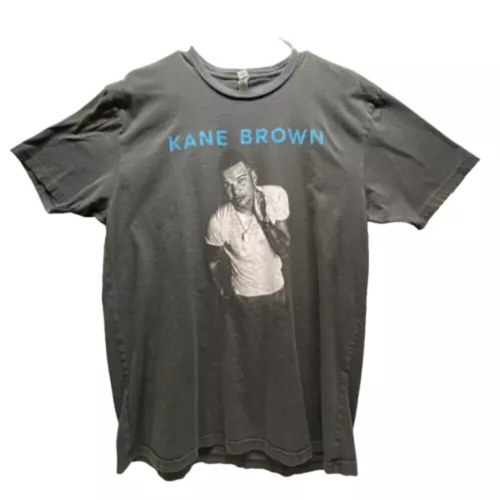 Kane Brown Concert T-Shirt‎ Size XL Dark Gray Next Level Apparel Cotton Blend